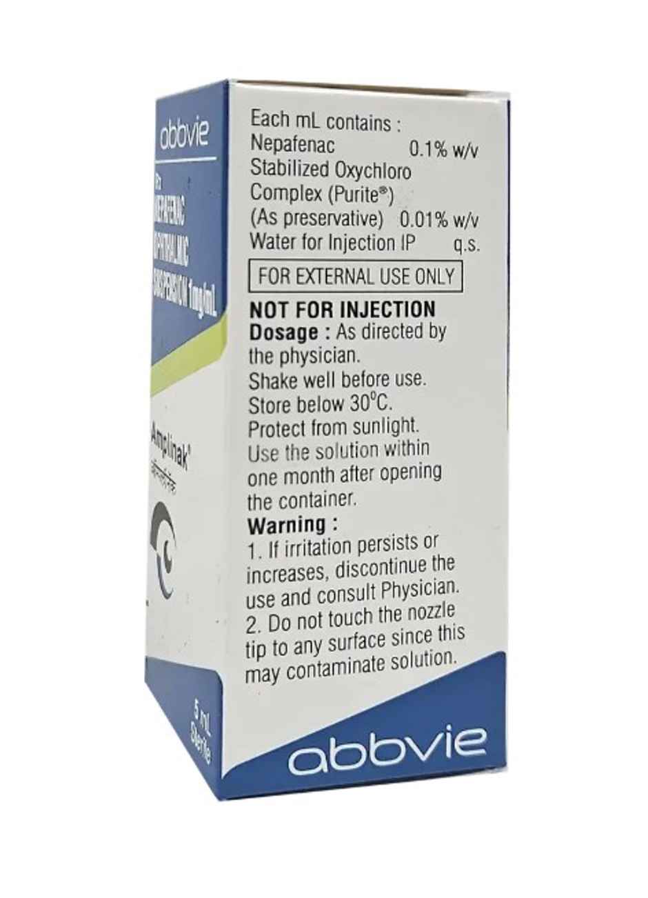 Amplinak 1mg/mL Ophthalmic Suspension