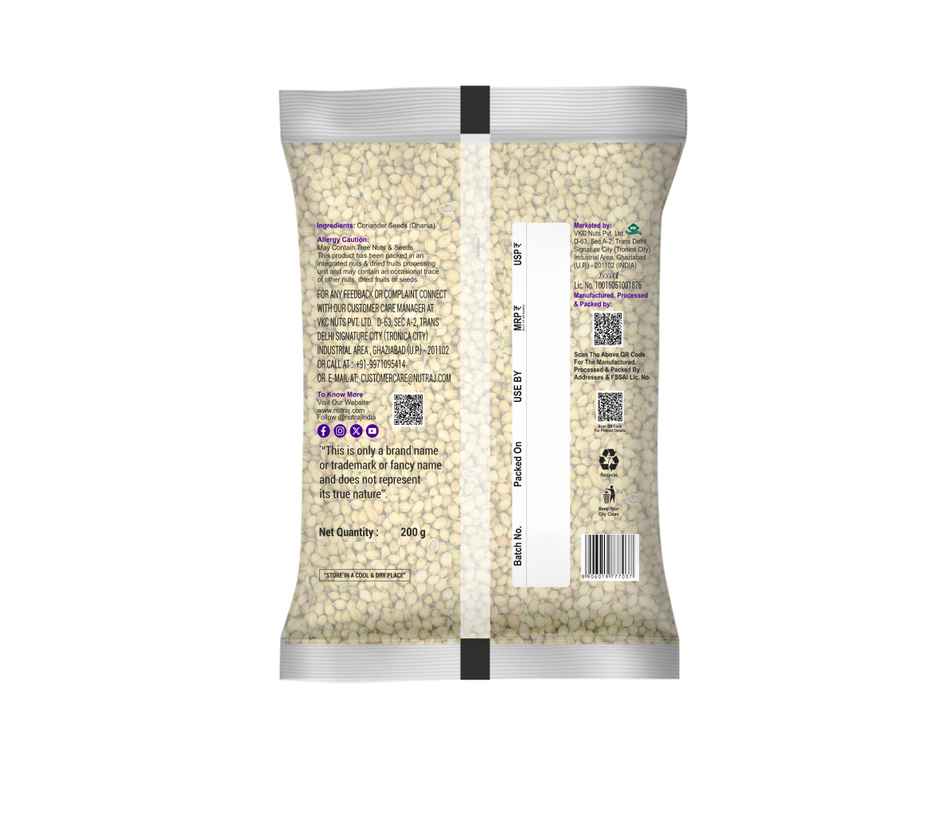 Nutraj Classic Dhania (Coriander Seeds) - Pouch