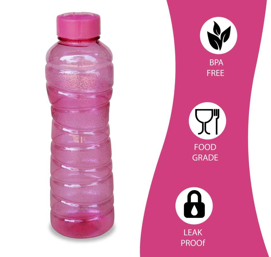 Princeware Pet Fridge Bottle Victoria 975 ml | Pink