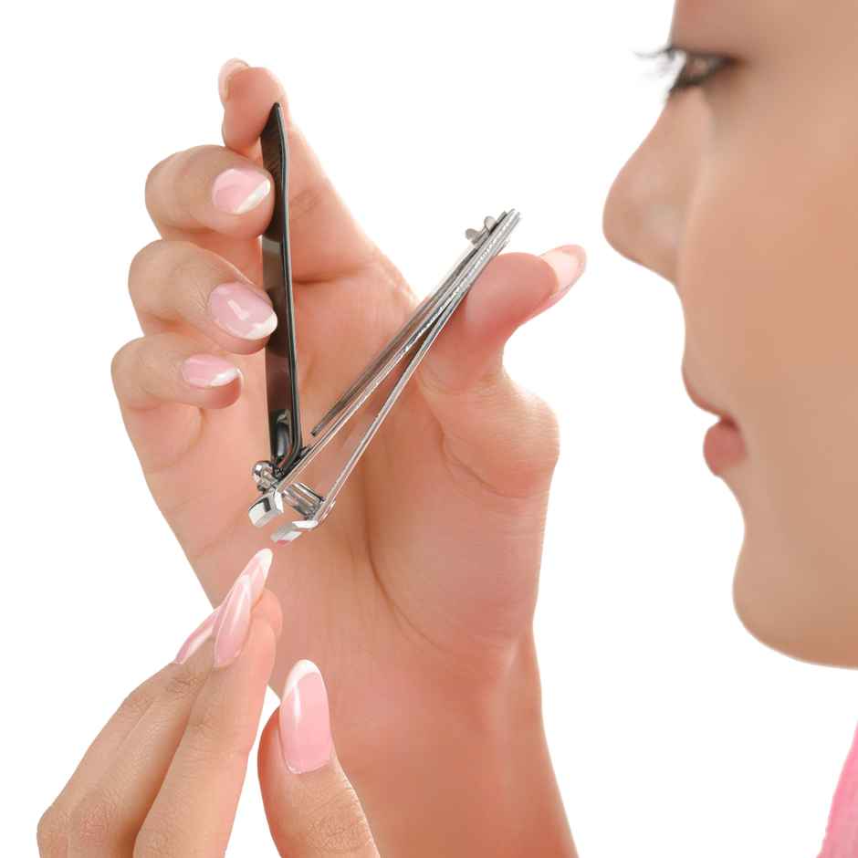 Midazzle Large Nail Clipper/Cutter Flexible Handle | Blister Black | MINA3701