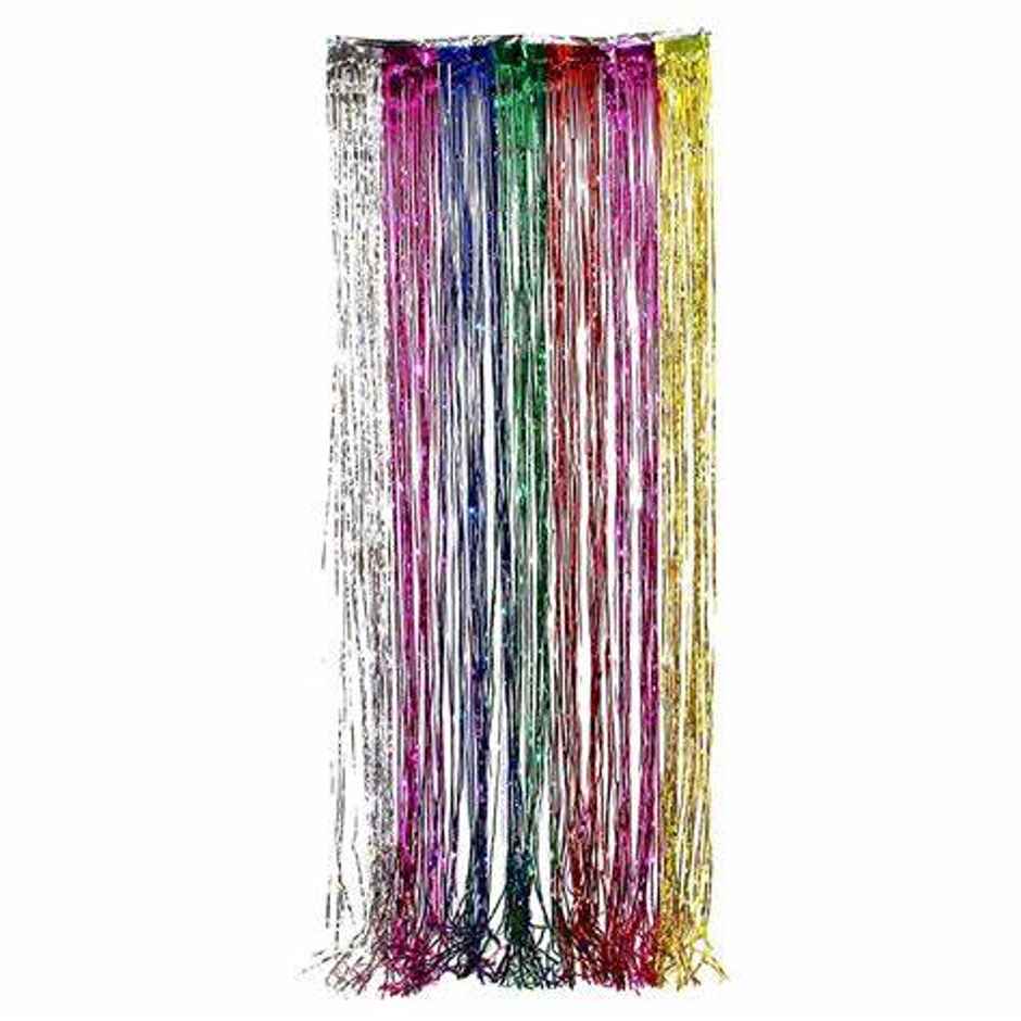 Foil Fringe Curtain for Party Decoration | Assorted Colour | Se7en