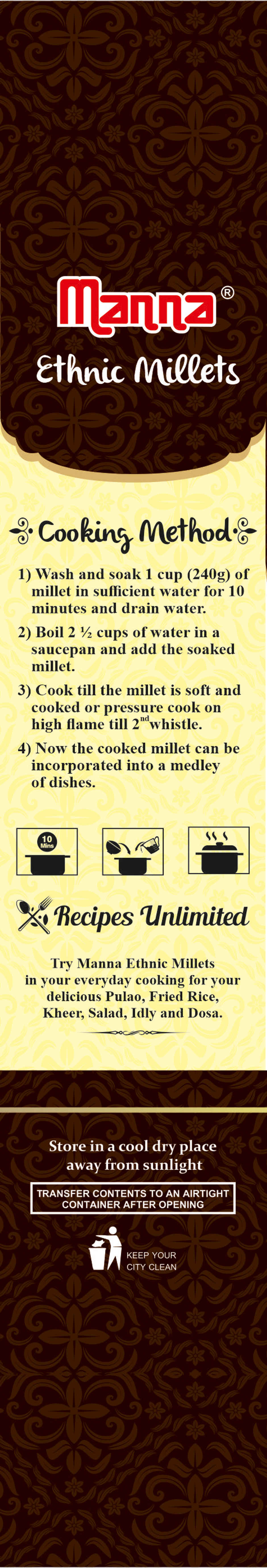 Manna Brown Top Millet