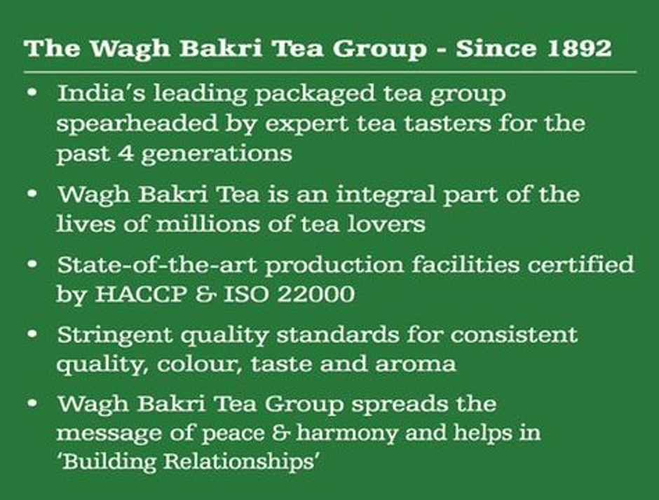 Wagh Bakri Natural Green Tea Bags 