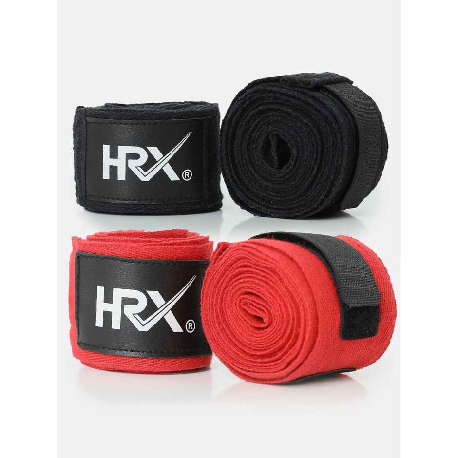HRX Boxing Hand Wrap 108" | Black