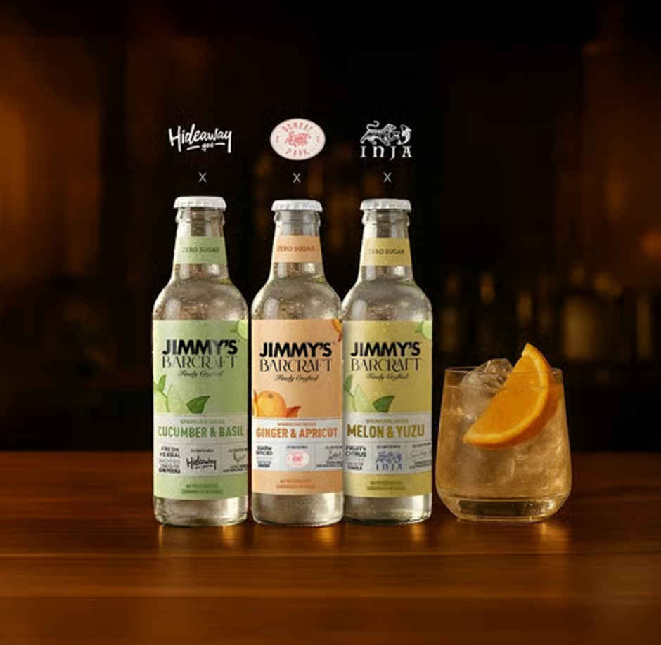 Jimmy's Barcraft Zero Sugar Sparkling Drink Mixer | Cucumber & Basil