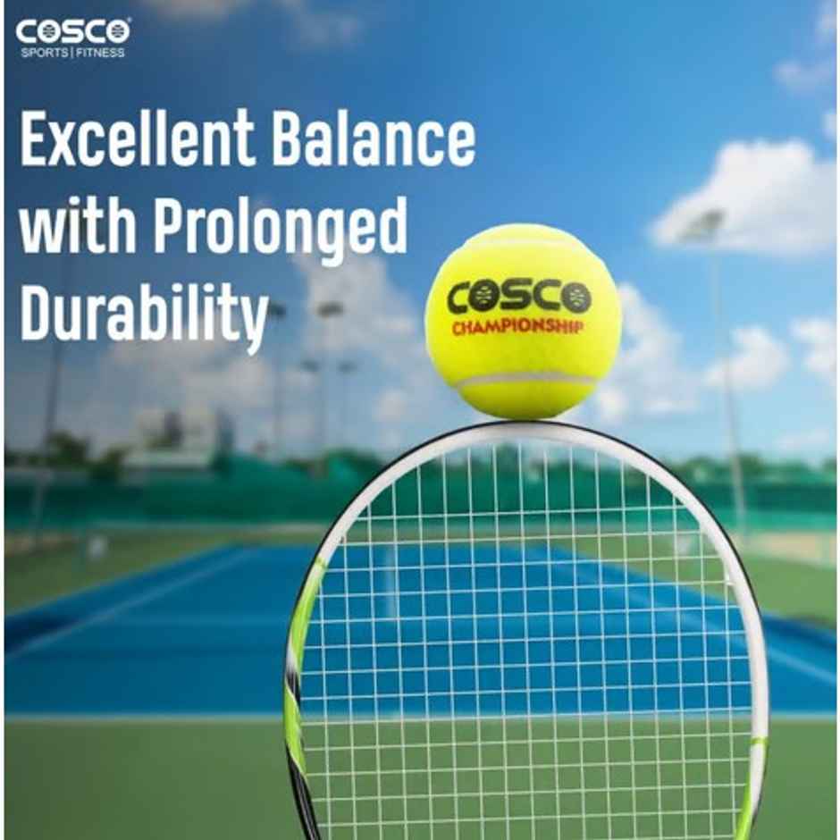 Cosco Championship Tennis Ball (pack of 3)