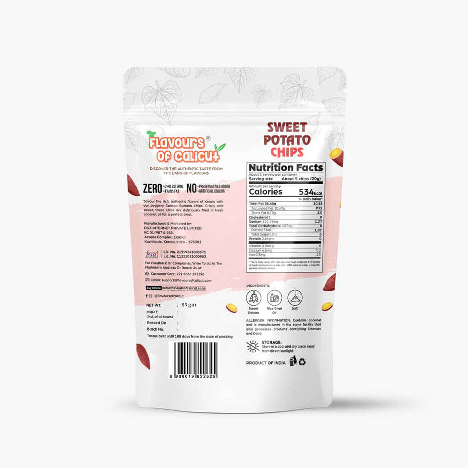 Flavours of Calicut Sweet Potato Chips
