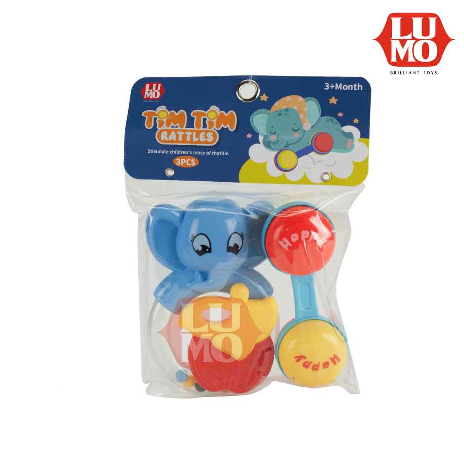 Lumo Tim Tim Rattles - 3 Pcs Set
