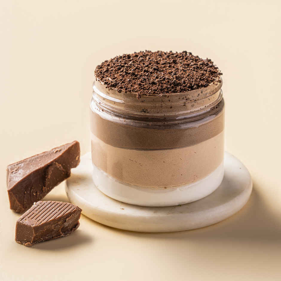 South Indian Chicken Curry & Rice (1pc) & Triple Chocolate Mousse (1pc) Combo