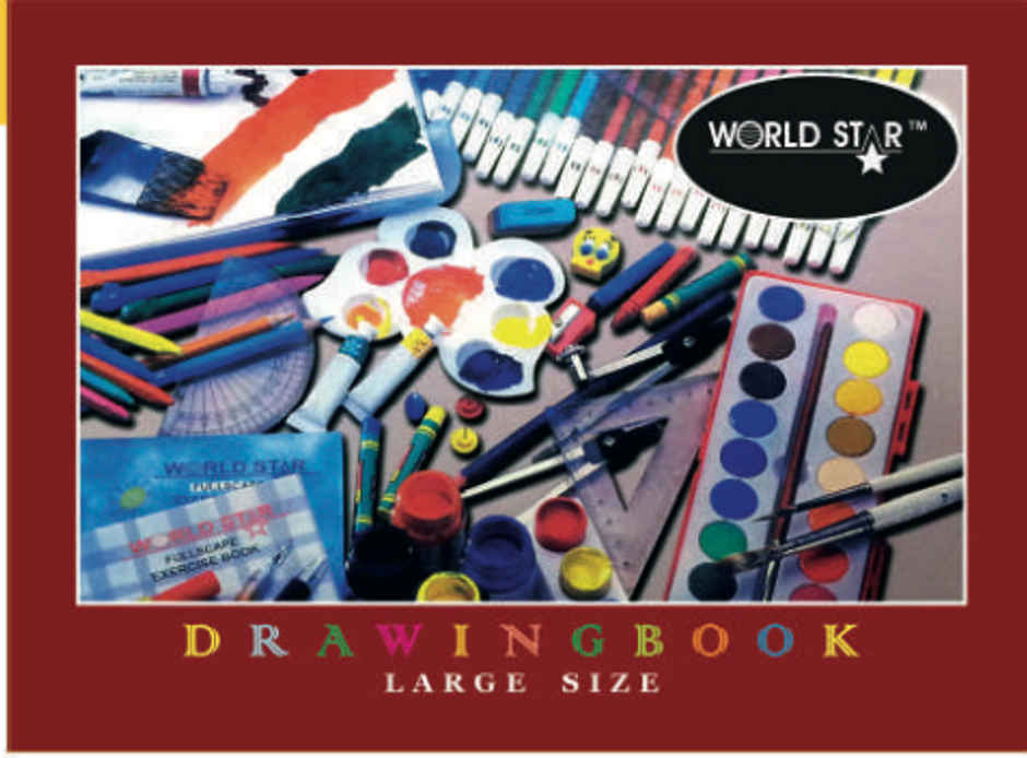 ABK Drawing Book Unruled 36 Pages 37 x 27 cm