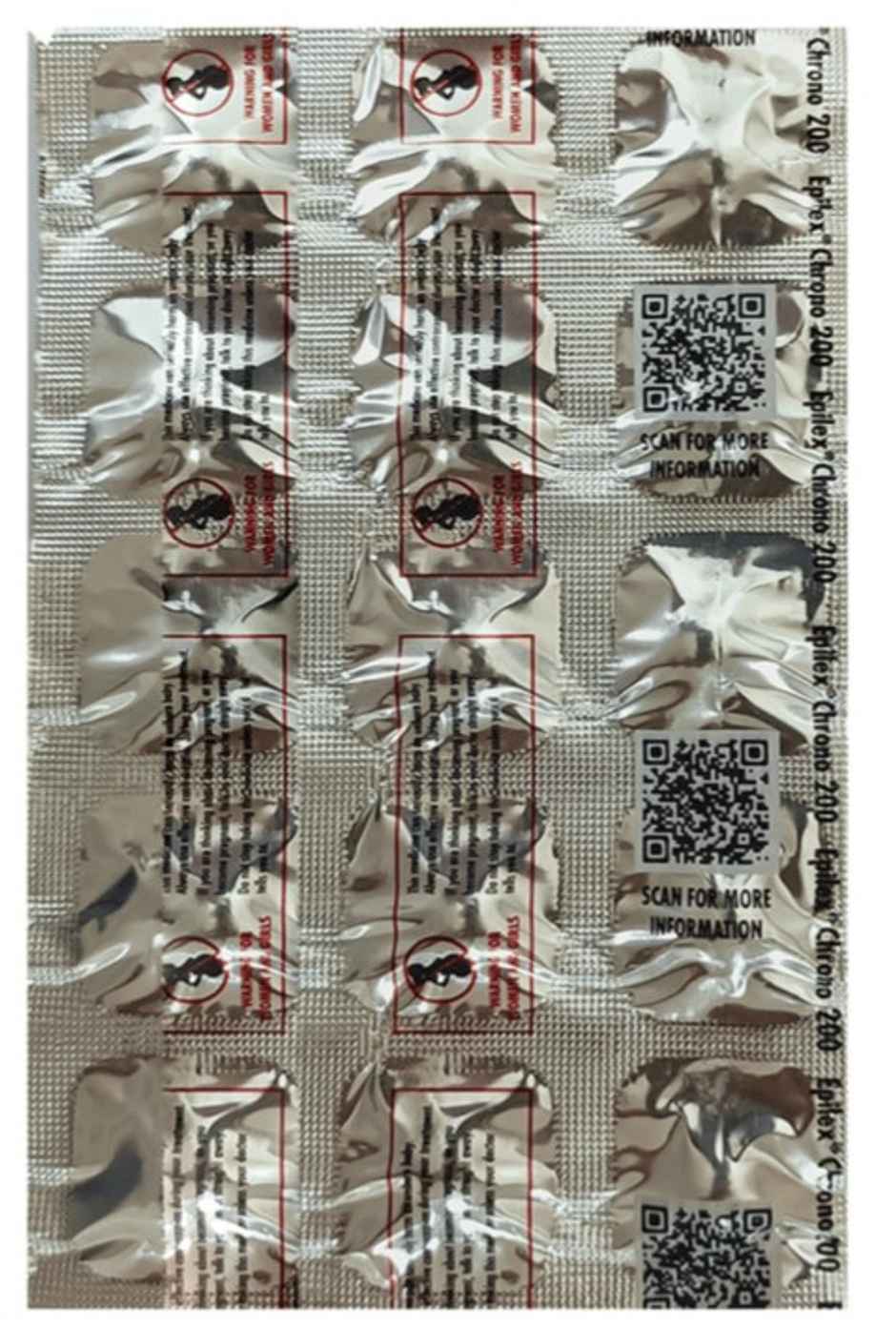 Epilex Chrono 200 Eazy Glide Tablet CR