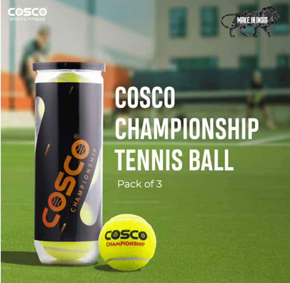 Cosco Championship Tennis Ball (pack of 3)