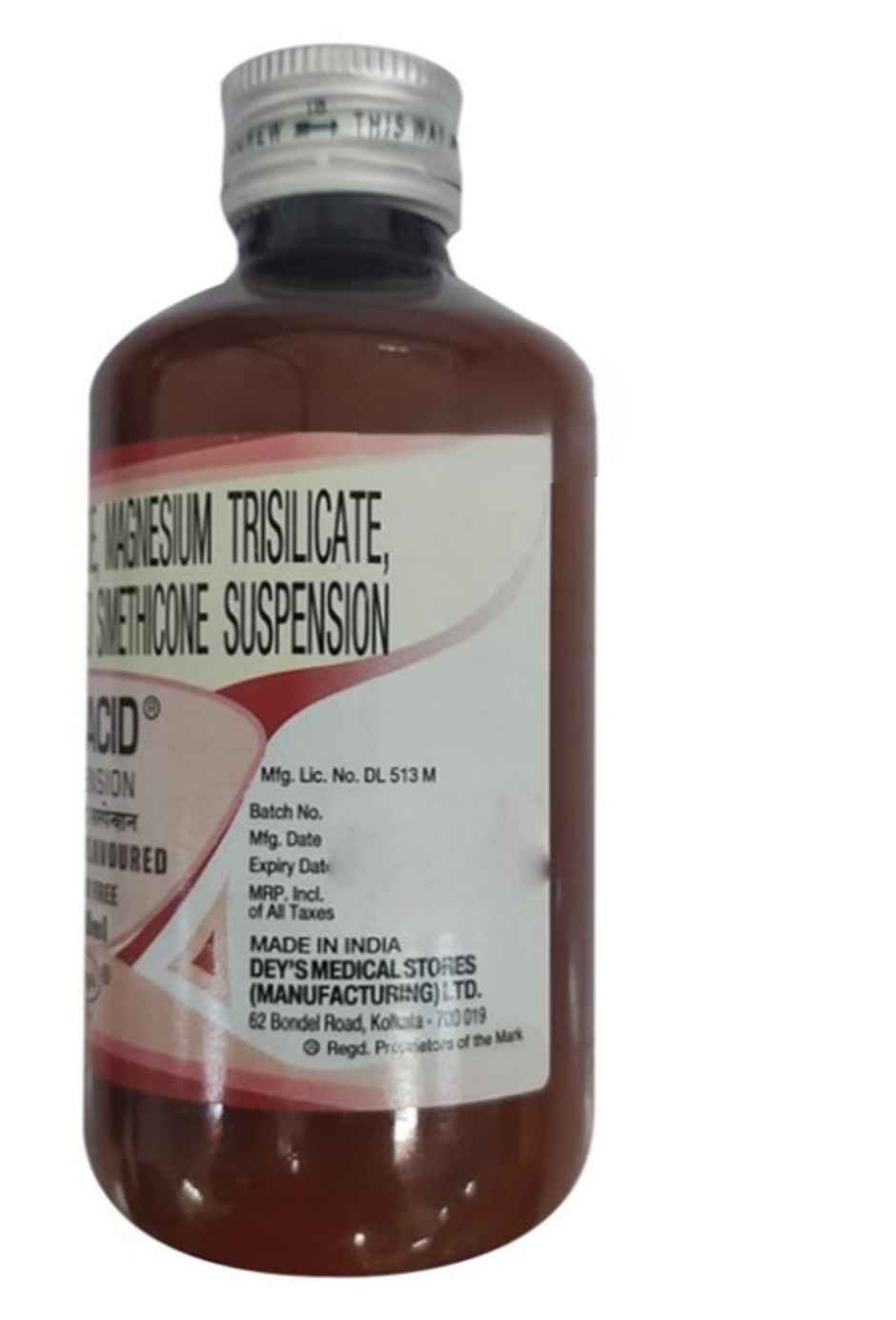 Solacid Oral Suspension Aniseed Sugar Free