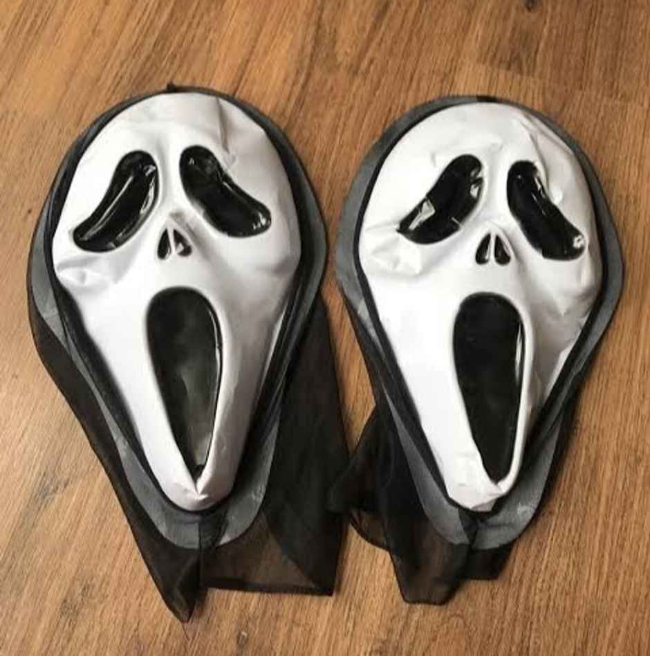 Halloween Party Ghost Mask | Colour May Vary | Gullak