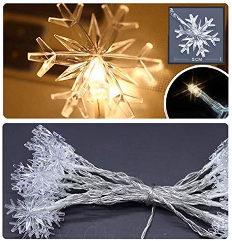 Quace Mini Snowflake String Light