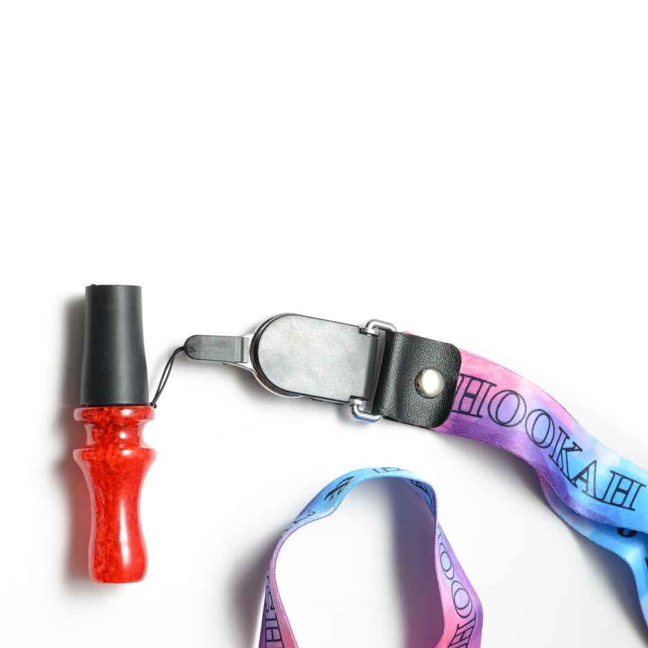 Smokey Lust Hookah Mouthpiece Glow In The Dark Silicone Tips With Detachable Lanyard Universal