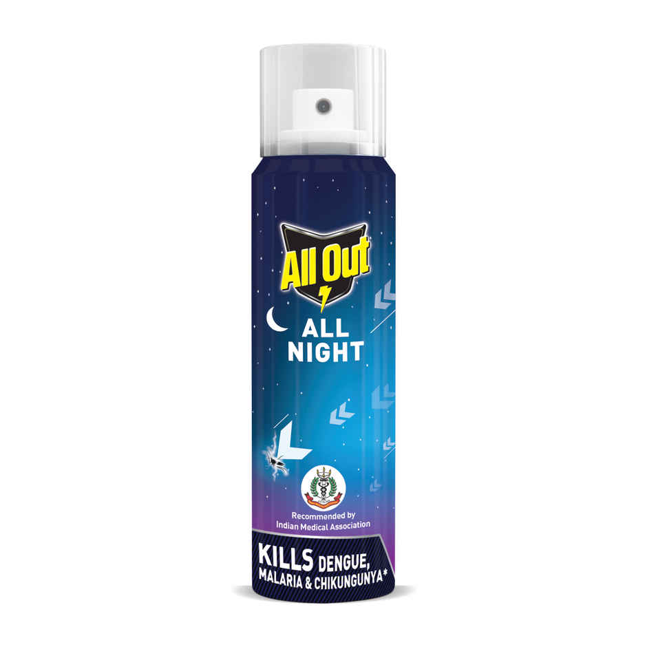All Out All Night Mosquito Repellent Spray | 12 Hours Protection | Lasts 60 Nights