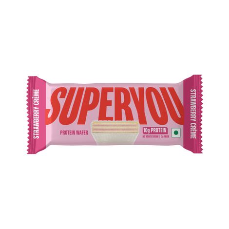 Superyou Strawberry Protein Wafer Bar