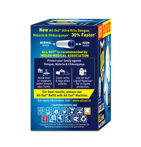 All Out Ultra Liquid Vaporizer Mosquito Repellent | Machine + Refill