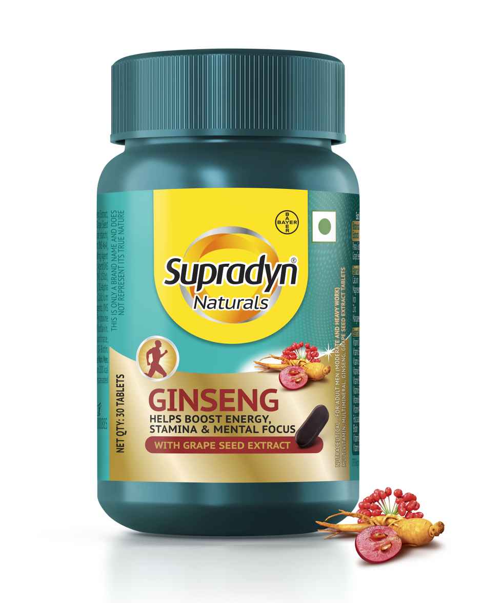 Supradyn Naturals Ginseng Multivitamin For Men 30 Tablets