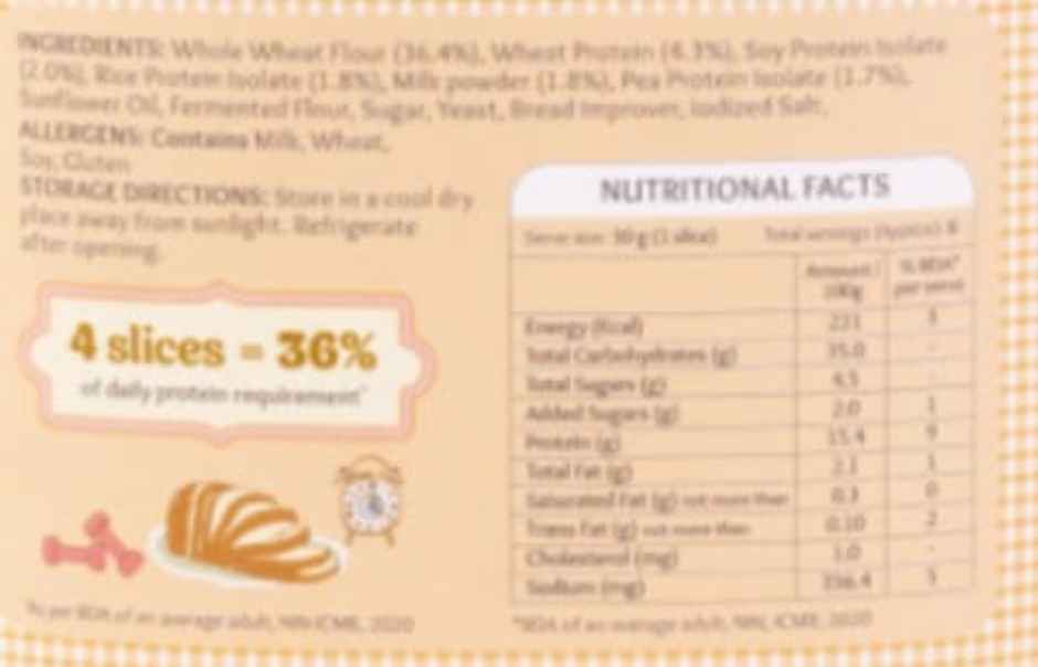 Theobroma Protein Bread Zero Maida