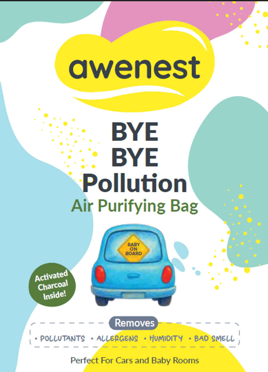 Awenest Bye Bye Pollution Air Purifier Activated Charcoal Bag