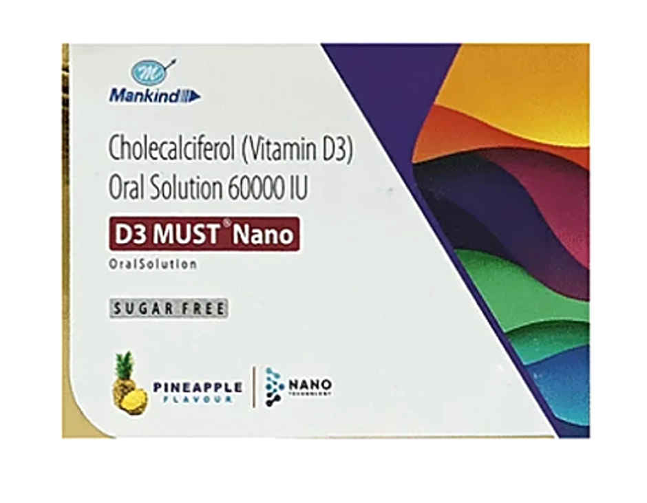 D3 Must Nano Oral Solution Pineapple Sugar Free