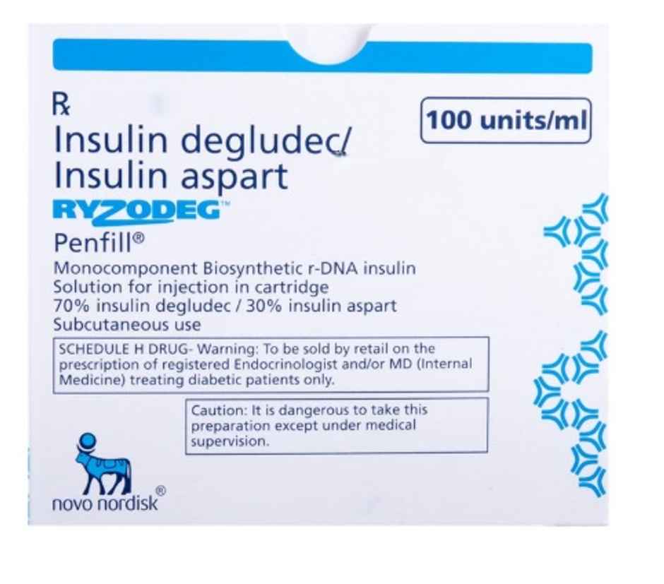 Ryzodeg 100 Units/mL Penfill