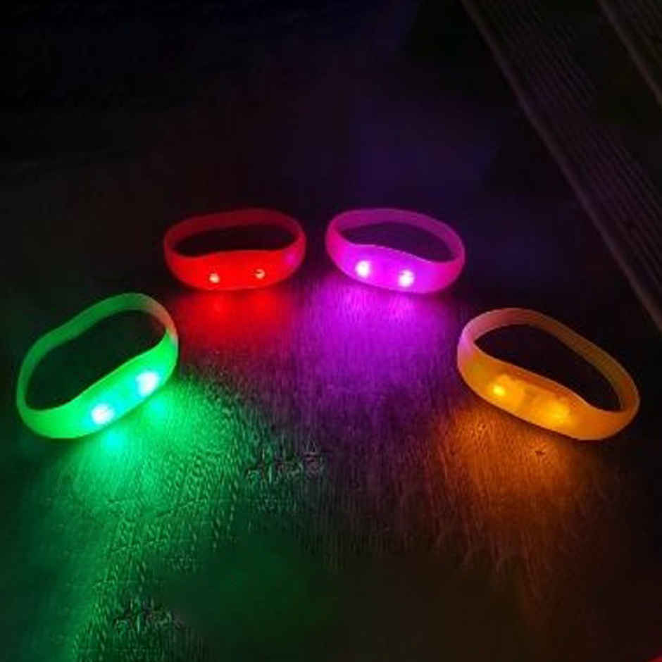 Silicone LED Party Wristband | Birthday Celebration | Party Needs | Assorted | Popcorn