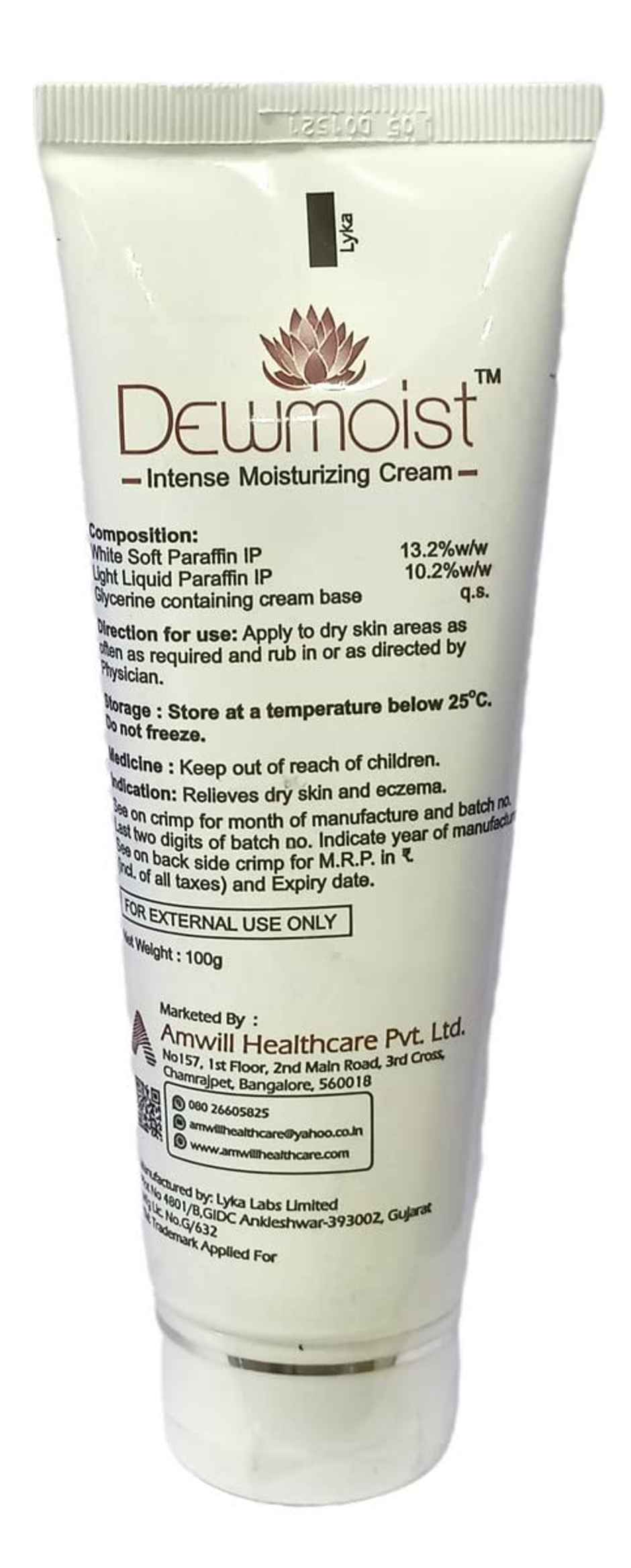Dewmoist Intense Moisturizing Cream