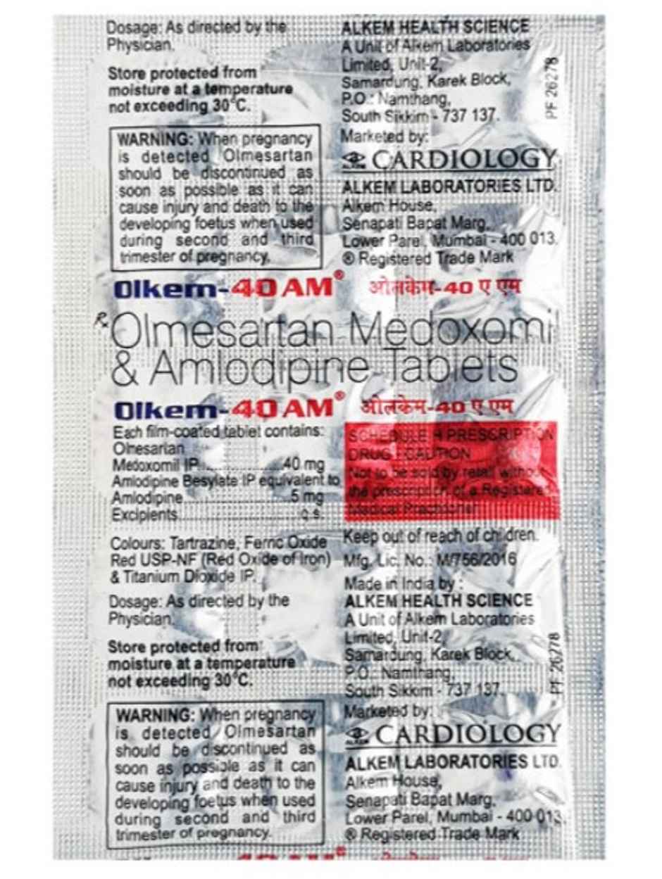 Olkem-40 AM Tablet