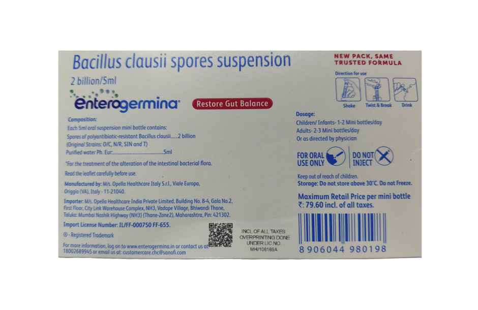 Enterogermina Oral Suspension
