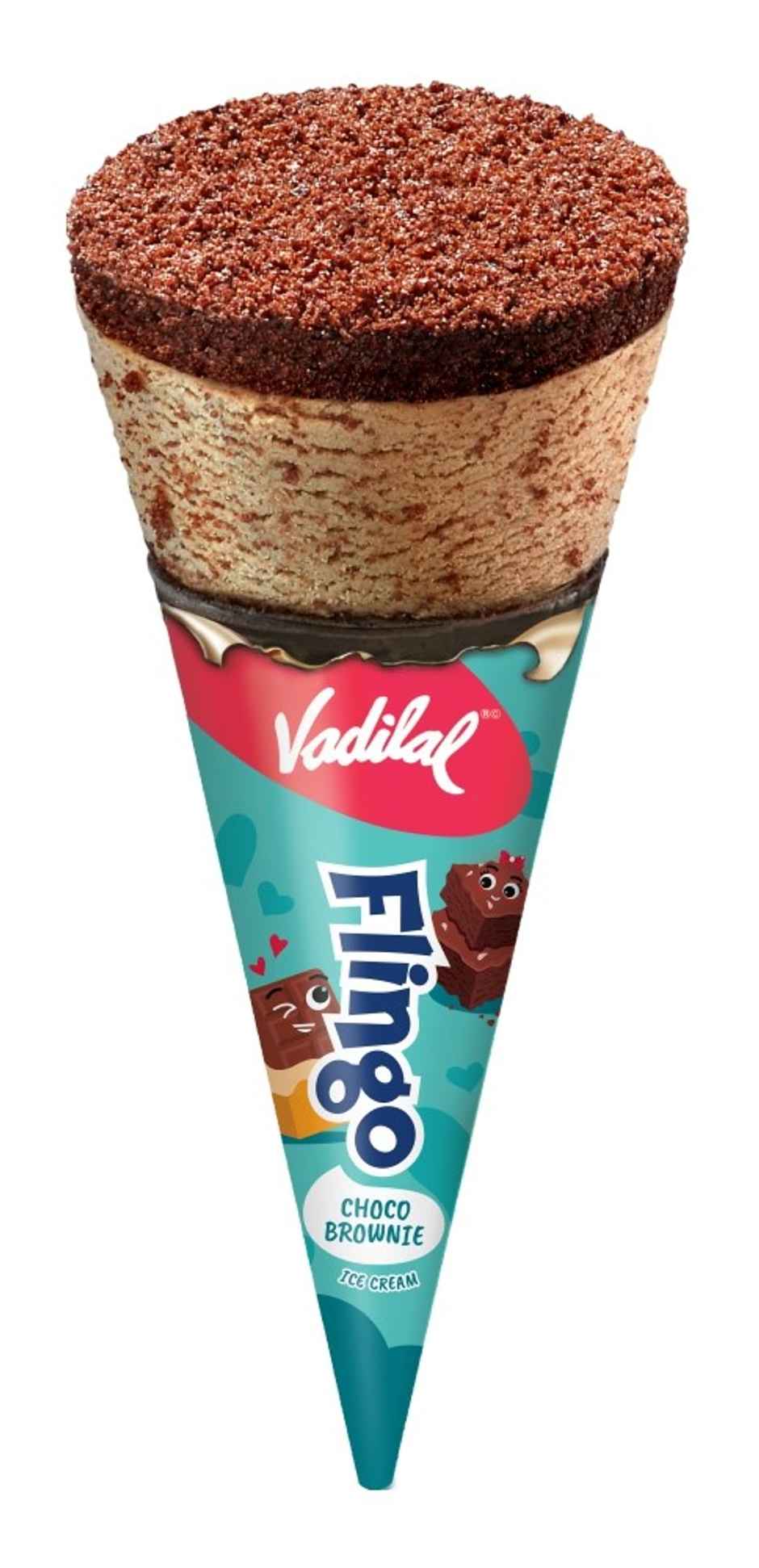 Vadilal Choco Brownie Flingo Cone