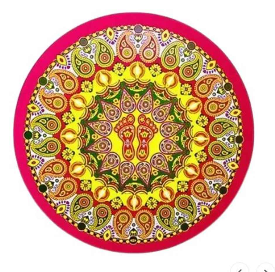 Jai Kashi Rangoli Sticker Set of 4 - Assorted Prints