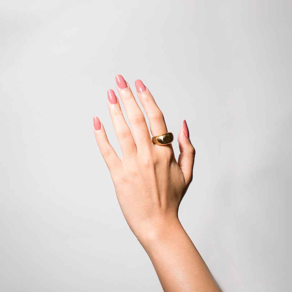 Gush Gel Nail Paint/Polish – Toasted Caramel | Glossy Finish Nail Polish | Long Lasting Lacquer | Warm Brown Nude