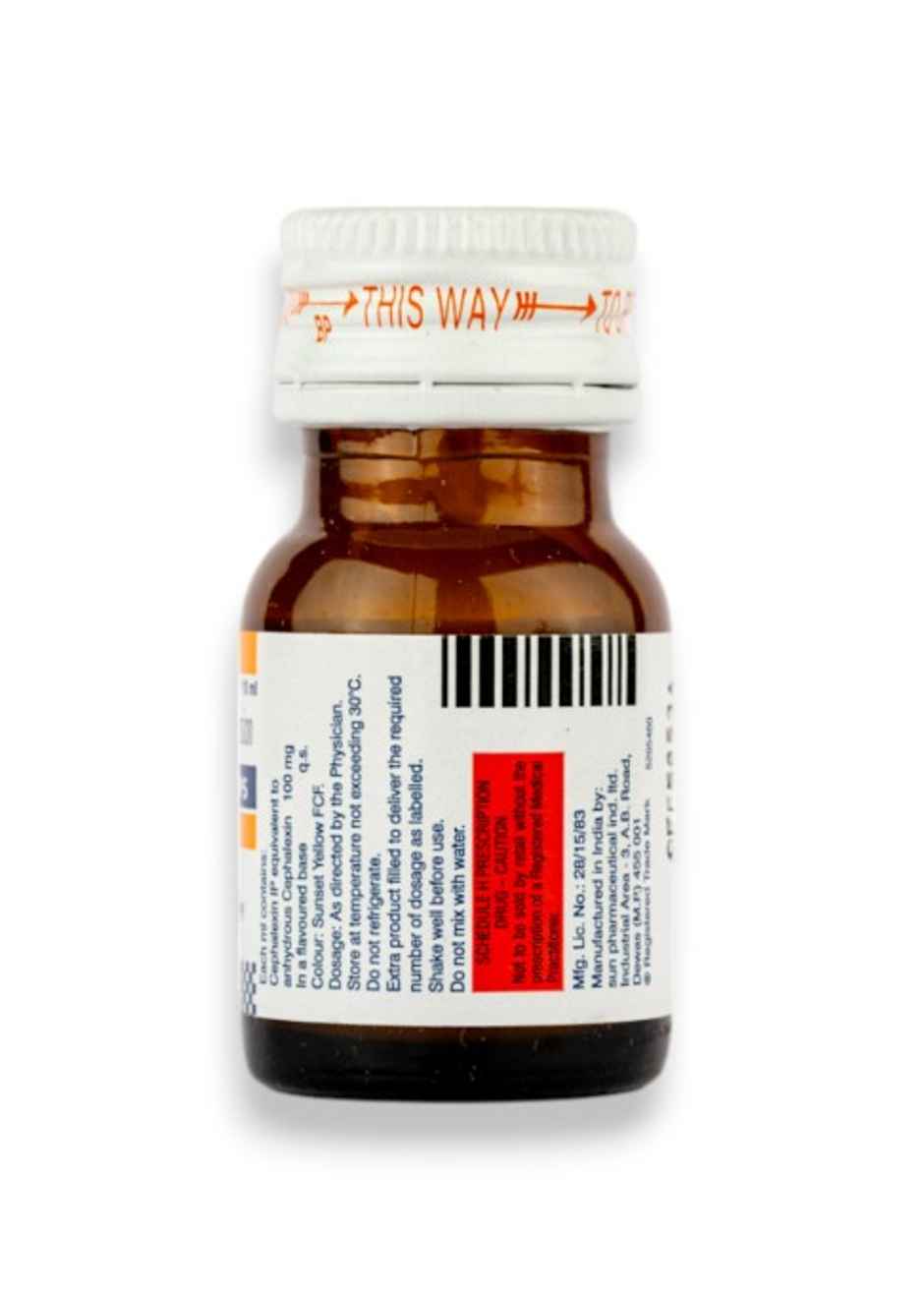 Sporidex 100mg/ml  Orange Flavour Redimix Drop