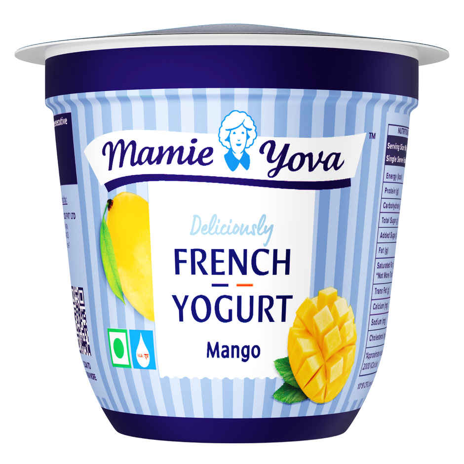Mamie Yova Deliciously French Fruit Yogurt Mango(90 gms), Mamie Yova Yopop Yogurt Drink Pinacolada(125 ml) 