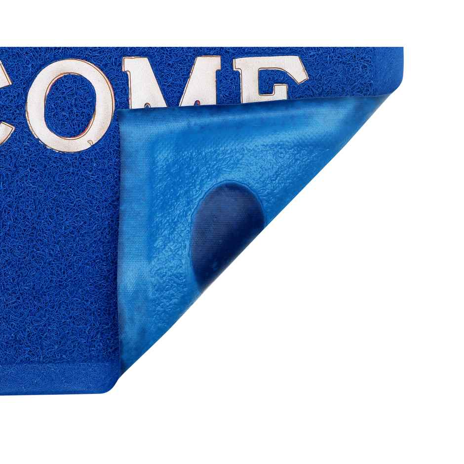Dream Living Designer Welcome Mat Front Door Mat | 38x58cm Entrance Door| Floor Mats | Blue