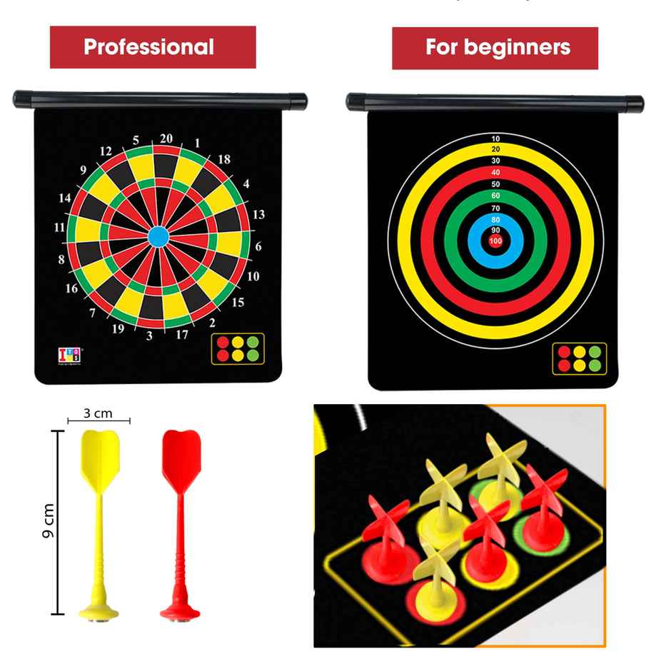 Magnetic Dart Game- Roll Up