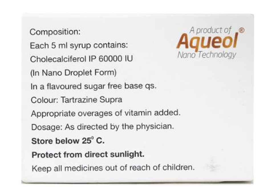 Deksel AD Nano 60000 IU Vitamin D3 Sugar Free Syrup