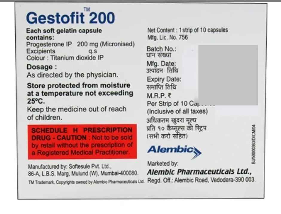 Gestofit 200 Soft Gelatin Capsule