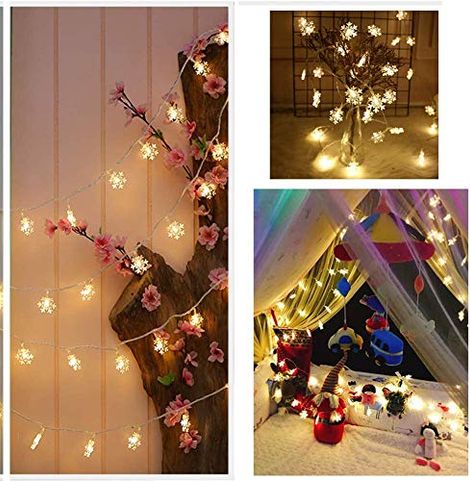 Quace Mini Snowflake String Light