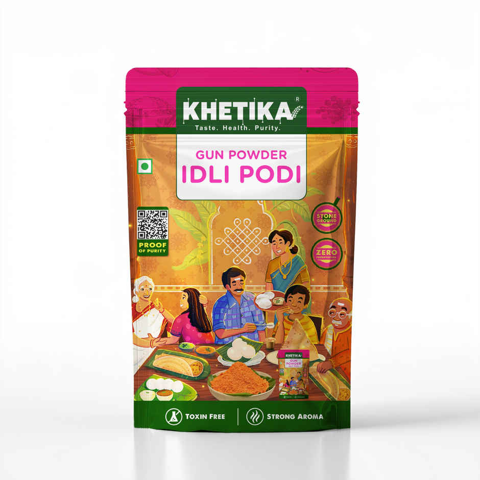 Khetika Idli Podi (Gunpowder) | Authentic South Indian Spice Mix |