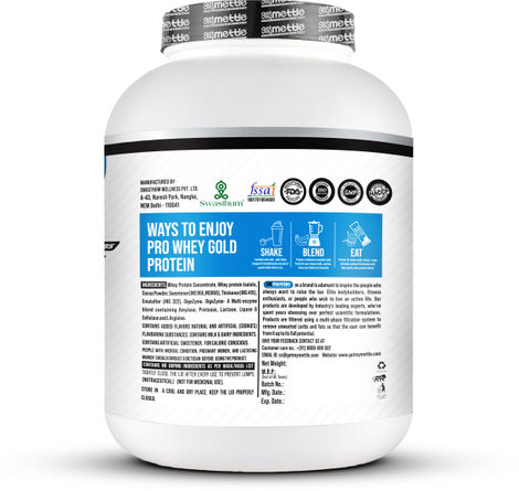 Getmymettle Pro Whey Gold Protein (Crisp Cookies)