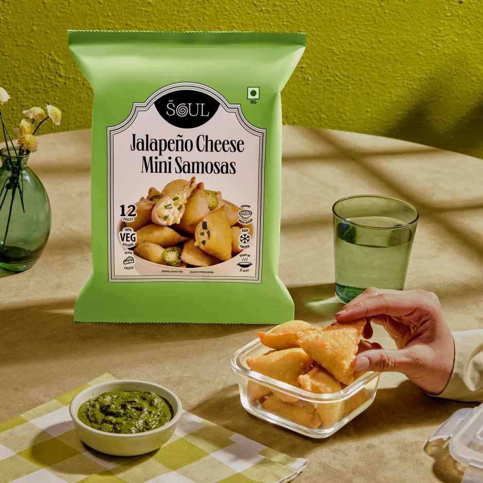 ADF Soul Mini Jalapeno Cheese Samosa | Crispy Snack