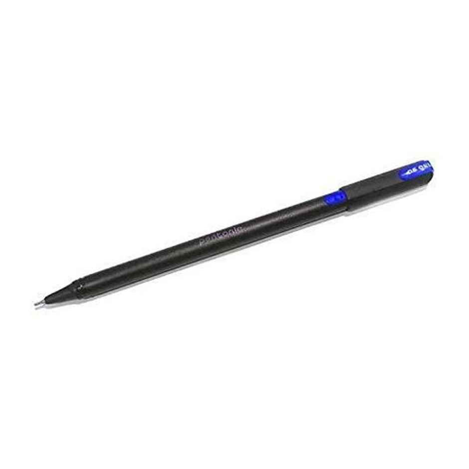 Pentonic Blue Gel Pen Blister, 0.6 mm-1.0 mm Tip, Black Body