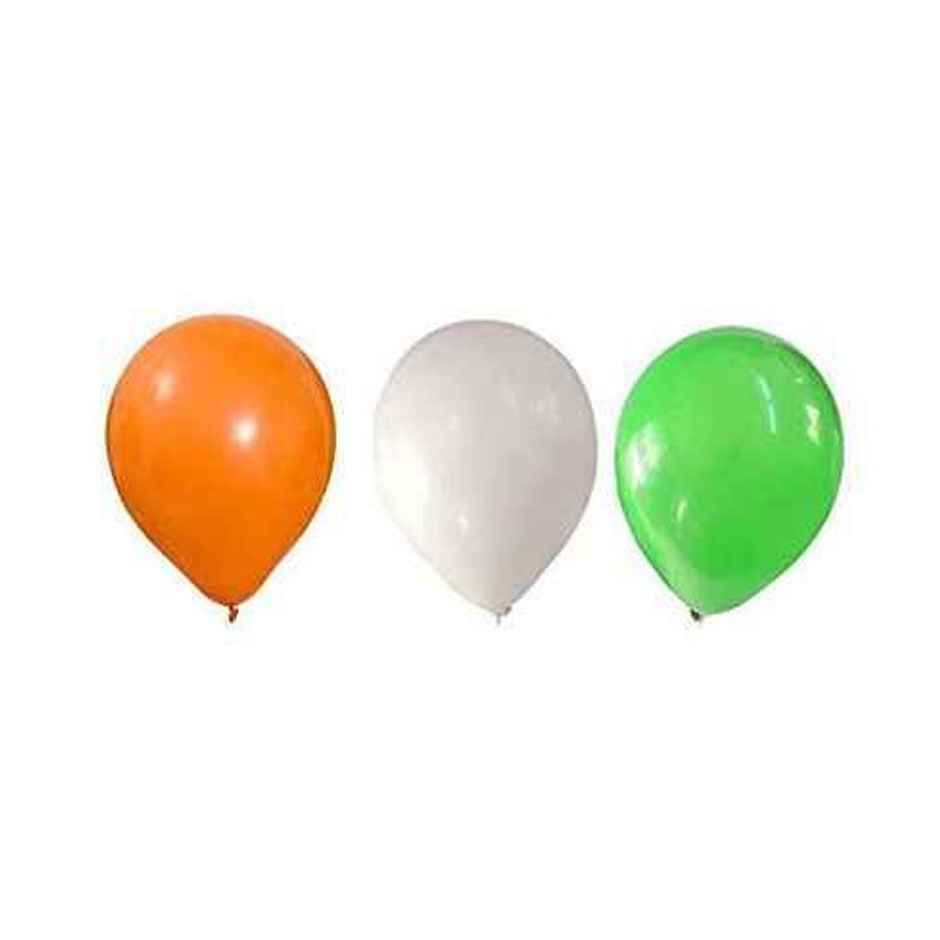 Metallic Tricolour Balloons | Pack of 50 | Pichai