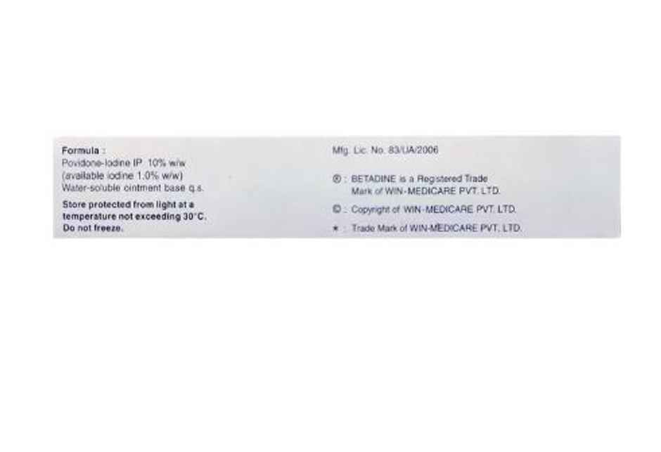 Betadine Ointment 10% Combo 
