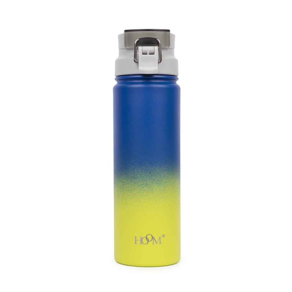 Hoom Stainless Steel Double Wall Vacuum Insulated Thermal Water Bottle | 600 ml | Assorted