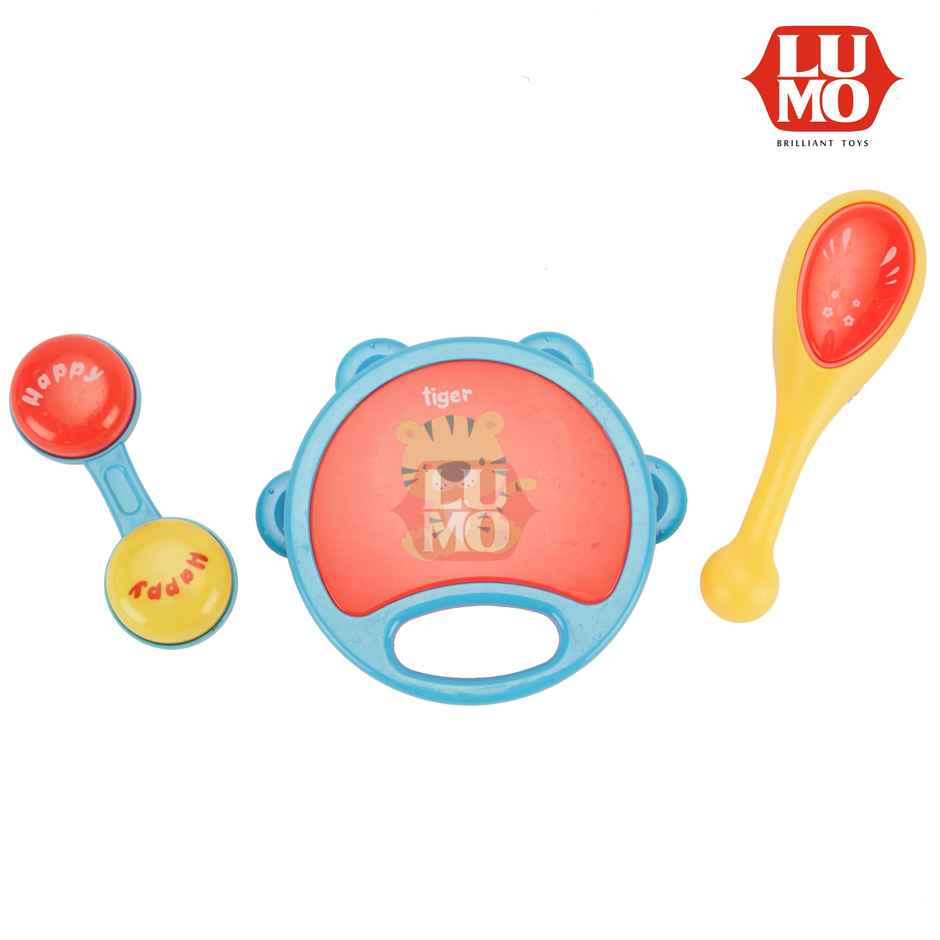 Lumo Tim Tim Rattles - 3 Pcs Assorted